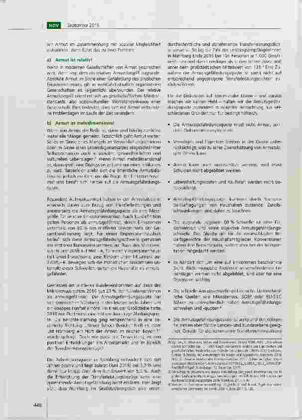 Vorschauseite 2: Armut und Armutsgefährdung vor Ort