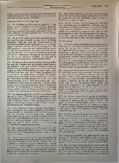 Vorschauseite 4: Rechtsprechung 1 Auslegung des Begriffs „Lagerung"