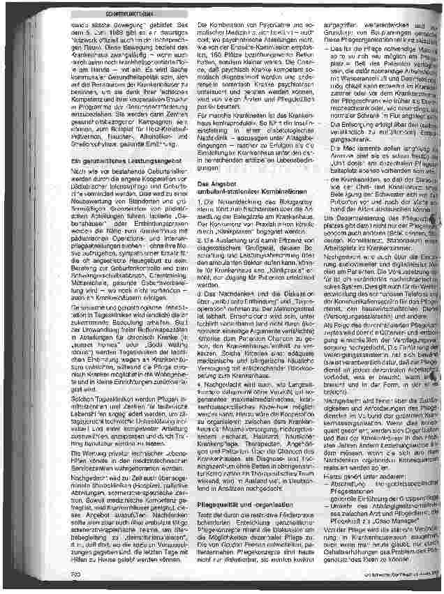 Vorschauseite 2: Auf dem Weg zum Krankenhaus 2000 Trends im Krankenhausbau - Realisierung der Erkenntnisse von 1988?