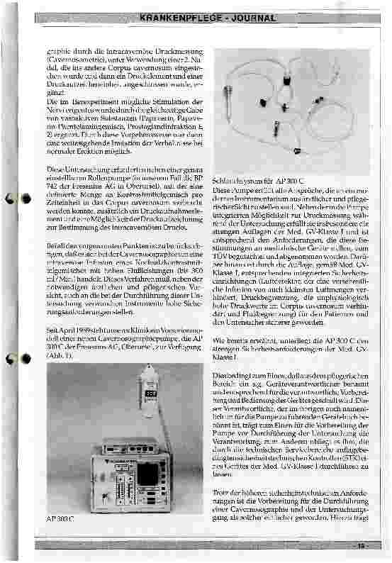 Vorschauseite 2: Cavernosographie, Dynamische Cavernosographie und Pharmakocavernosographie aus pflegerischer Sicht