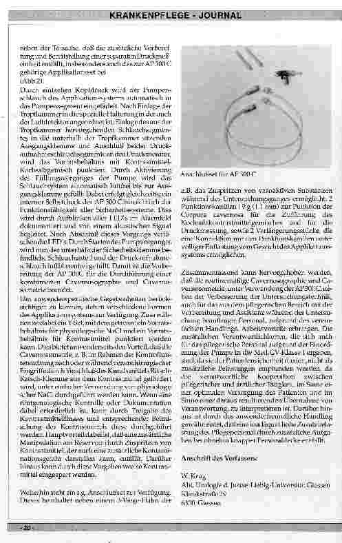 Vorschauseite 3: Cavernosographie, Dynamische Cavernosographie und Pharmakocavernosographie aus pflegerischer Sicht