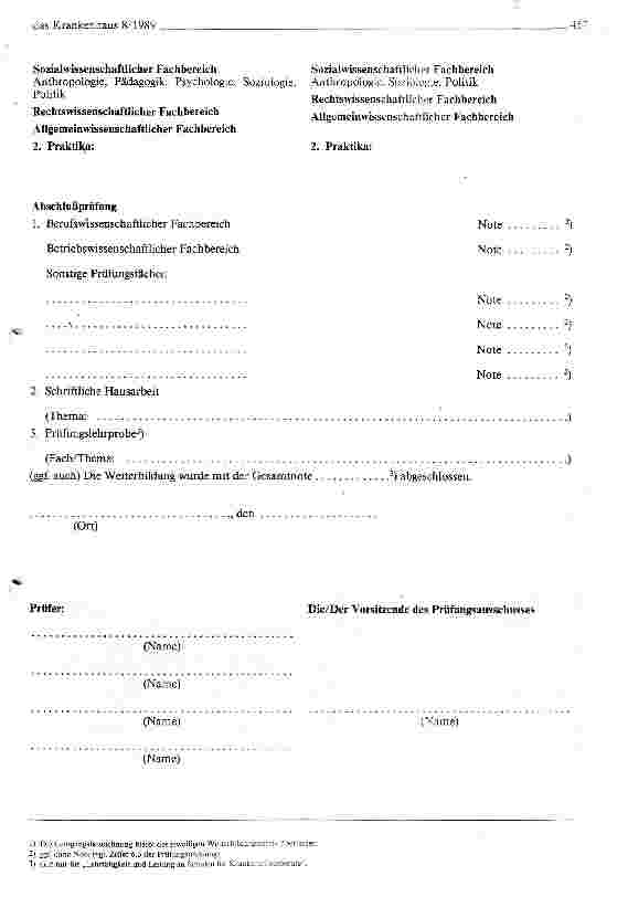 Vorschauseite 5: Lehrtätigkeit und Leitung an Schulen für Krankenpflegeberufe