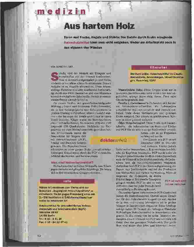 Vorschauseite 1: Aus hartem Holz