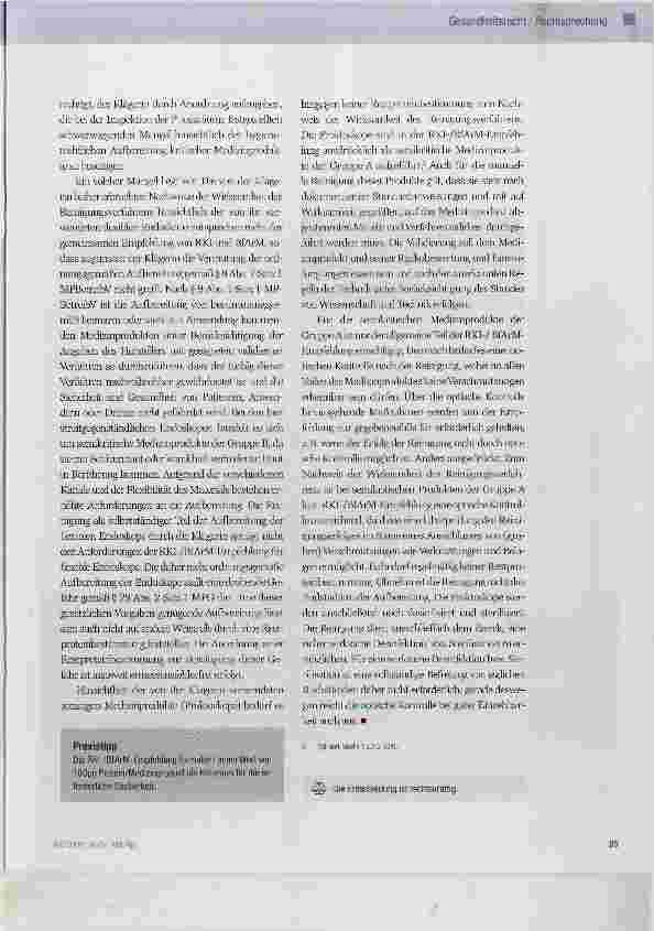 Vorschauseite 3: Anforderung an die Reinigung und Desinfektion von Medizinprodukten