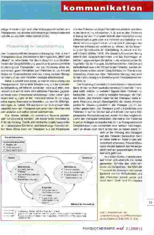Vorschauseite 4: Teil III Gesprächsführung in der Physiotherapie