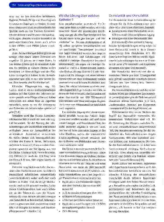 Vorschauseite 3: Aufbau eines Infusionsund Medikamenten-Applikationsregimes bei kritisch Kranken auf der Intensivstation
