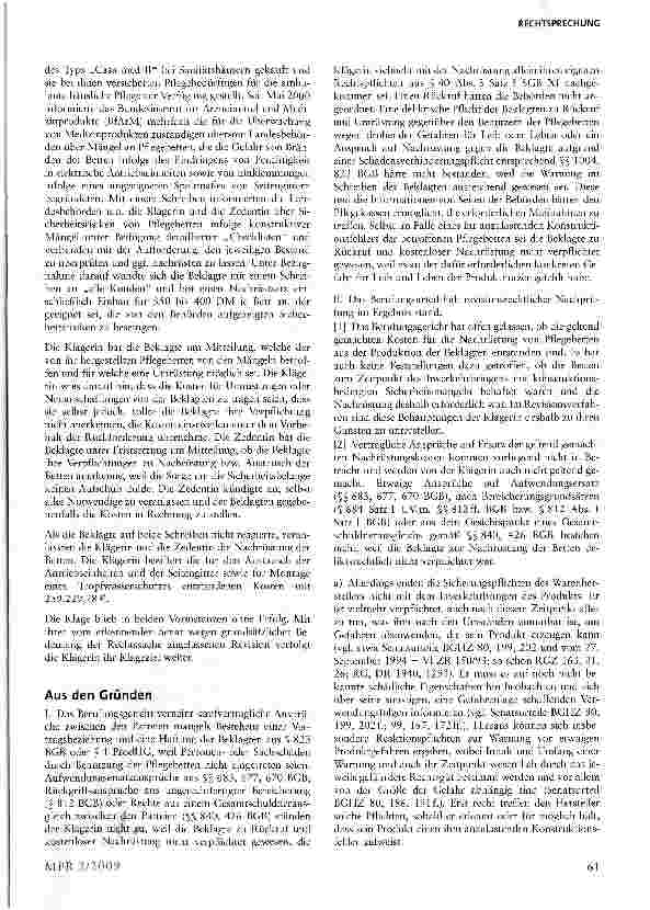 Vorschauseite 2: Brennende Pflegebetten