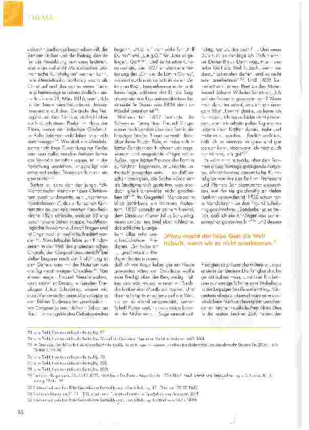 Vorschauseite 5: FELIX MENDELSSOHN BARTHOLDYein Leben zwischen Universität, Salon und Dom