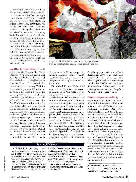 Vorschauseite 2: Hohe Risiken besser absichern?