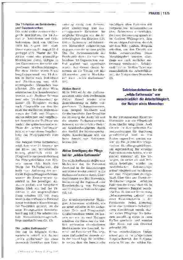 Vorschauseite 4: Pflege im Nationalsozialismus