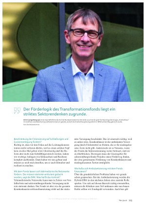 Vorschauseite 2: Bundesärztekammer „Bestandsinvestitionen sollten möglich sein“