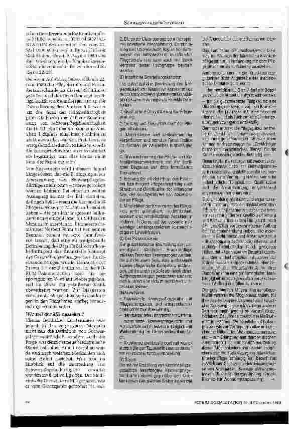 Vorschauseite 3: GRG in der Praxis Wer sortiert die Pflegefälle?