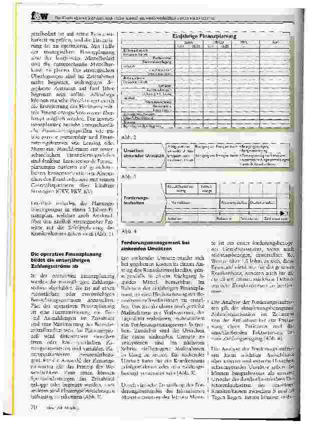 Vorschauseite 3: Die Krankenhäuser benötigen zusätzliches Kapital, um wettbewerbsfähige Strukturen zu schaffen