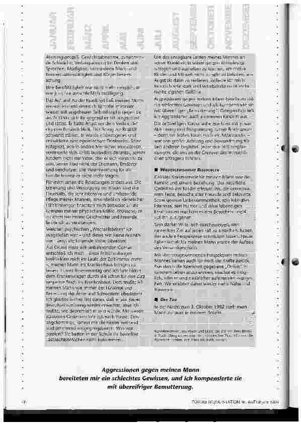 Vorschauseite 3: Ein fast normales Leben Stationen einer todbringenden Krankheit