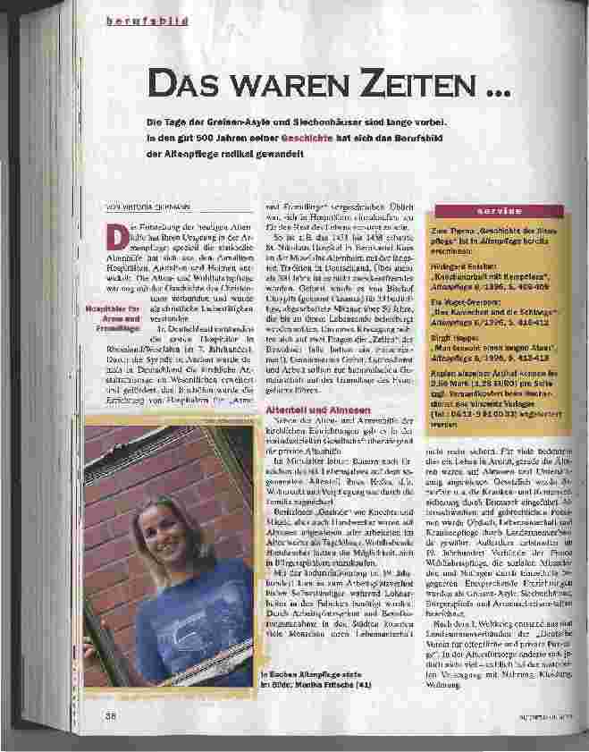 Vorschauseite 1: Das waren Zeiten...