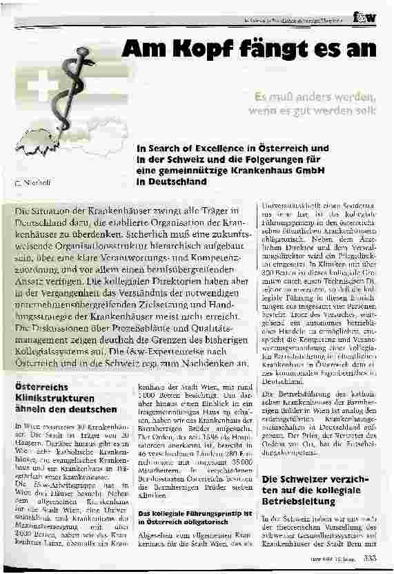 Vorschauseite 1: Am Kopf fängt es an