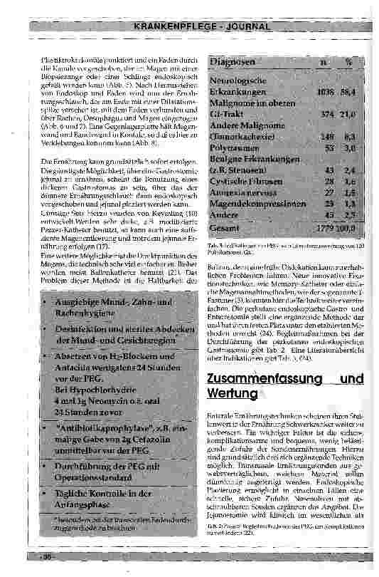Vorschauseite 5: Techniken der Zufuhr für die enterale Langzeiternährung