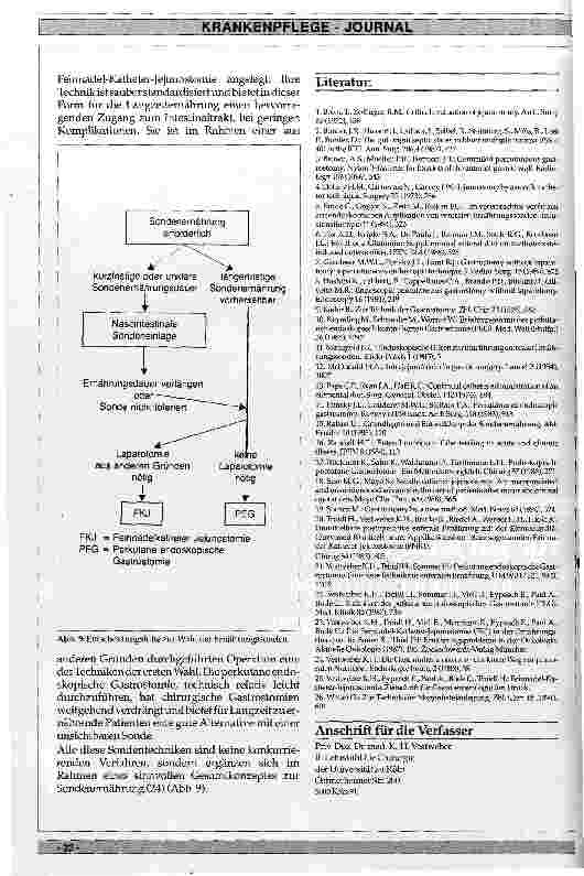 Vorschauseite 6: Techniken der Zufuhr für die enterale Langzeiternährung