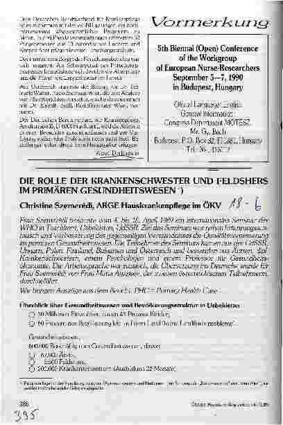 Vorschauseite 2: Pflegeforschung für professionelle Pflegepraxis