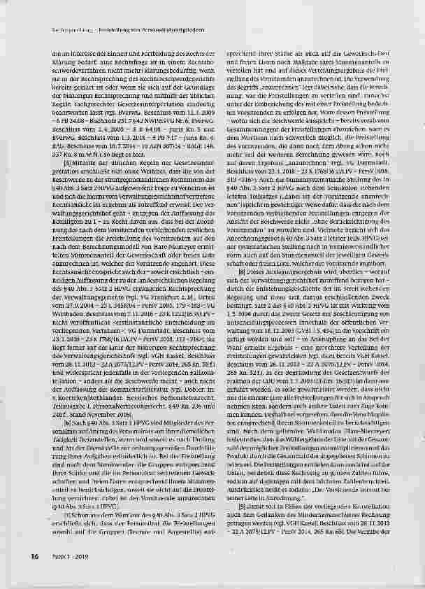 Vorschauseite 2: Freistellung von Personalratsmitgliedern