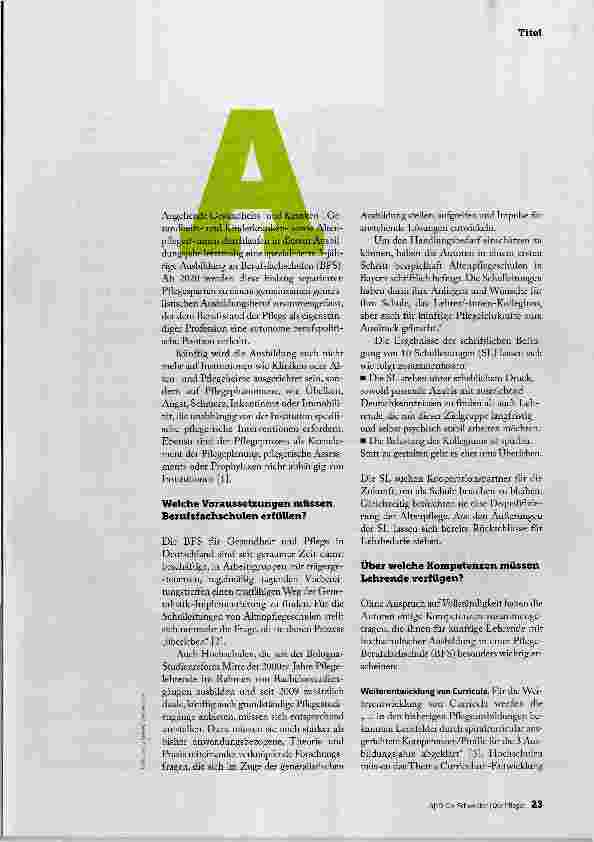 Vorschauseite 2: Hochschulen sind gefordert