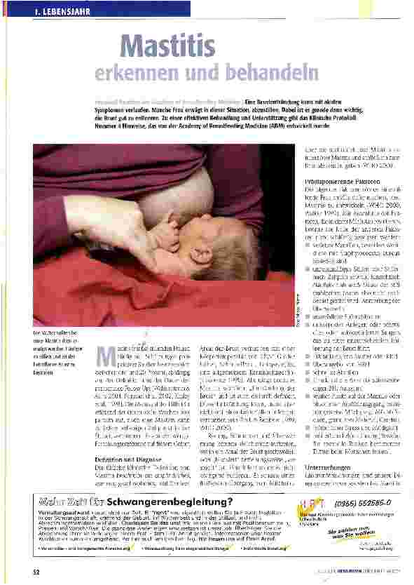 Vorschauseite 1: Mastitis erkennen und behandeln