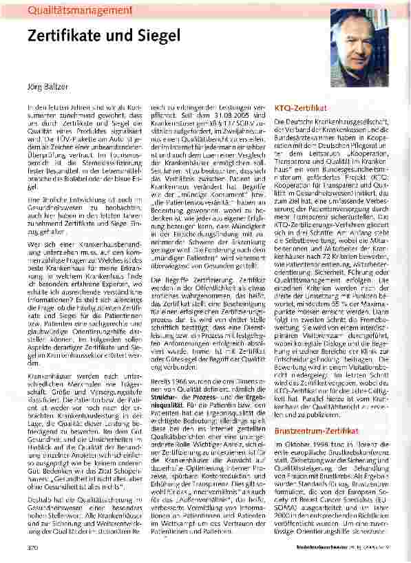 Vorschauseite 1: Zertifikate und Siegel