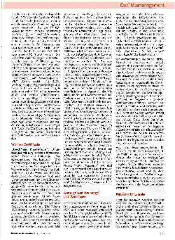 Vorschauseite 2: Zertifikate und Siegel