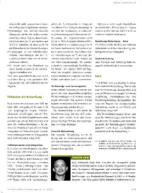 Vorschauseite 4: Osteopathische Asthmabehandlung im Kindesalter