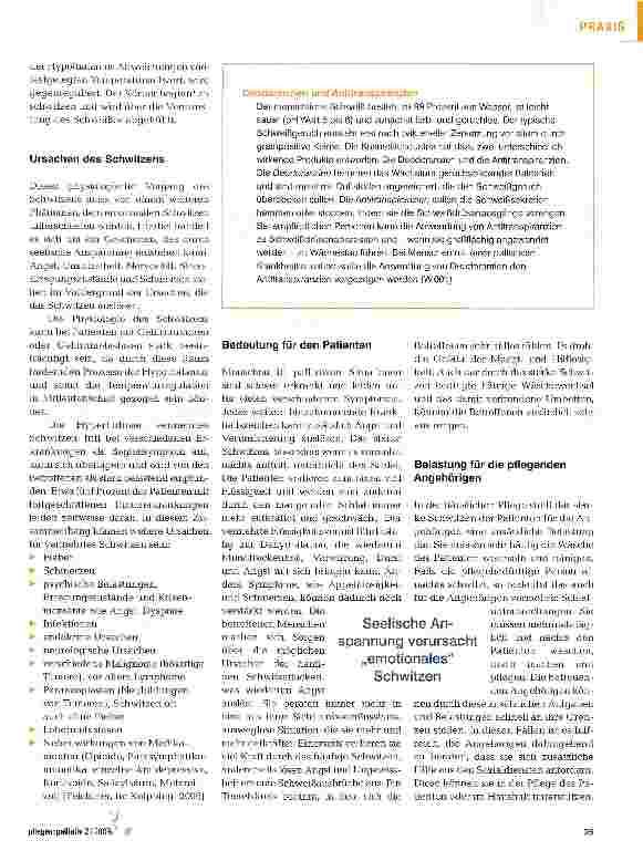 Vorschauseite 2: Gegen Schwitzen ist ein Kraut gewachsen