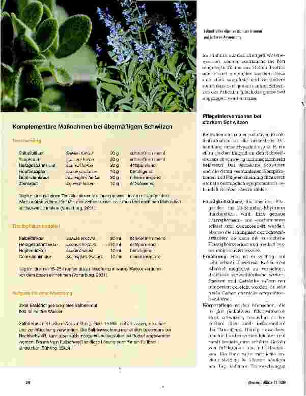 Vorschauseite 3: Gegen Schwitzen ist ein Kraut gewachsen