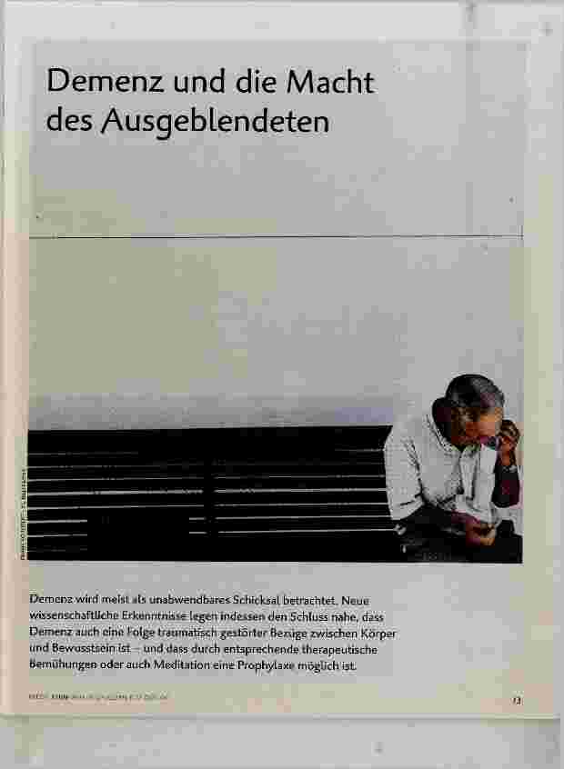 Vorschauseite 1: Demenz und die Macht des Ausgeblendeten
