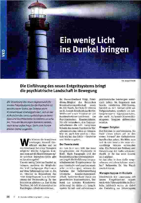 Vorschauseite 1: Ein wenig Licht ins Dunkel bringen