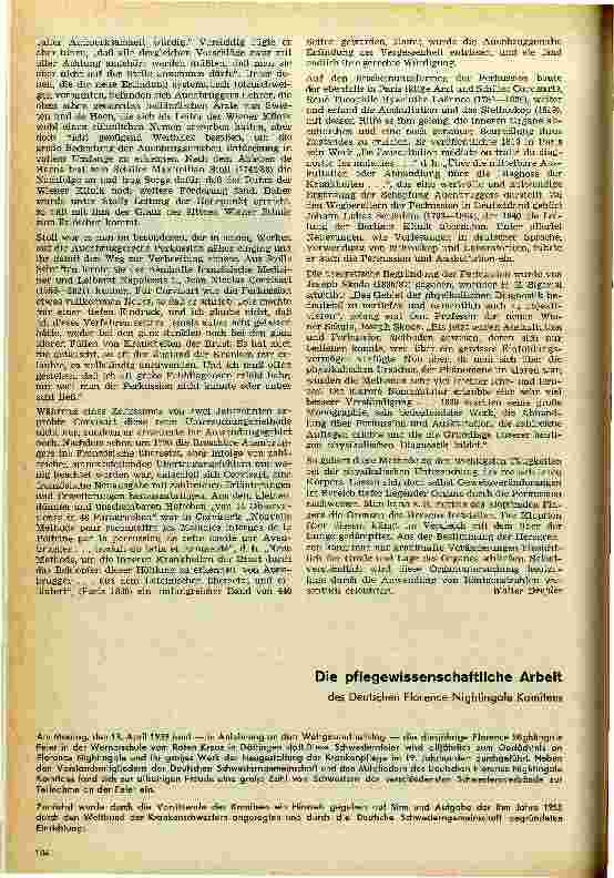 Vorschauseite 1: Die pflegewissenschaftliche Arbeit des Deutschen Florence Nightingale Komitees