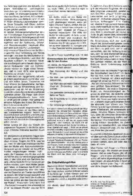 Vorschauseite 3: Fragen zur Ethik in der Kinderchirurgie