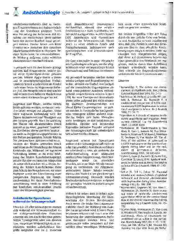 Vorschauseite 5: Geburtshilfliche Anästhesieverfahren