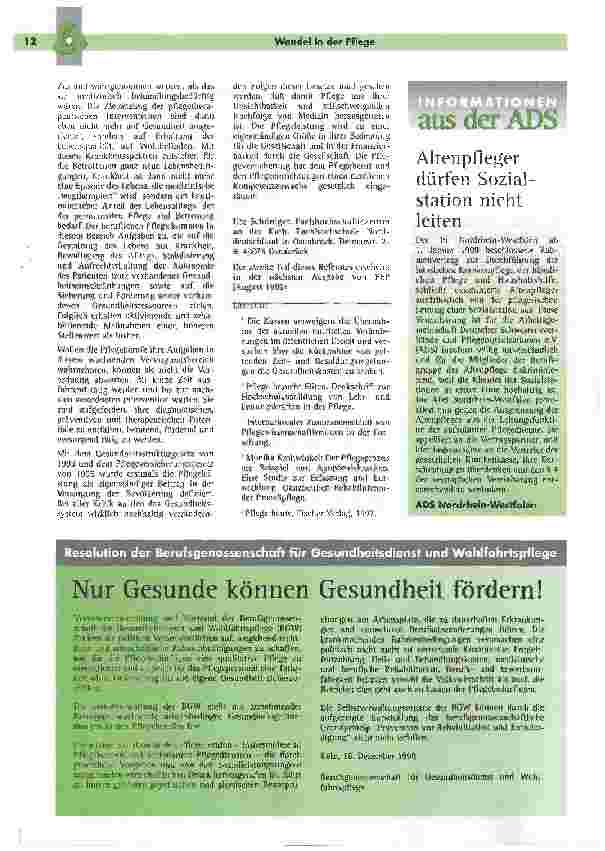 Vorschauseite 5: Kompetenz-entwicklung in der Pflege