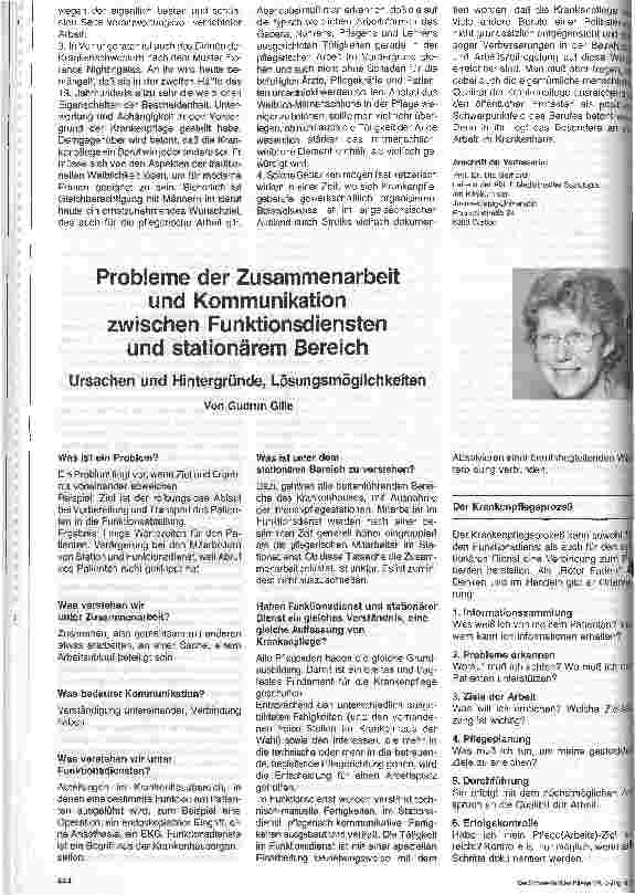 Vorschauseite 3: Krankenhaus und Arbeit