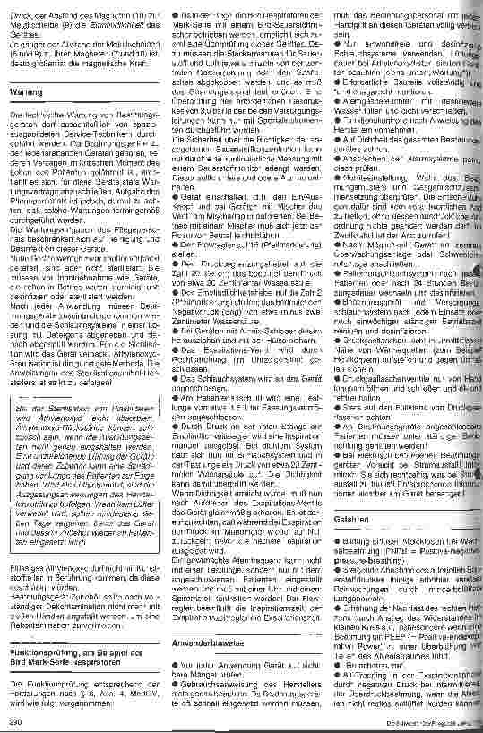 Vorschauseite 4: Medizinische Gerätekunde 8. Folge: Beatmungsgeräte