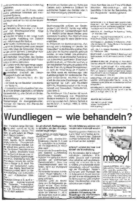 Vorschauseite 5: Medizinische Gerätekunde 8. Folge: Beatmungsgeräte