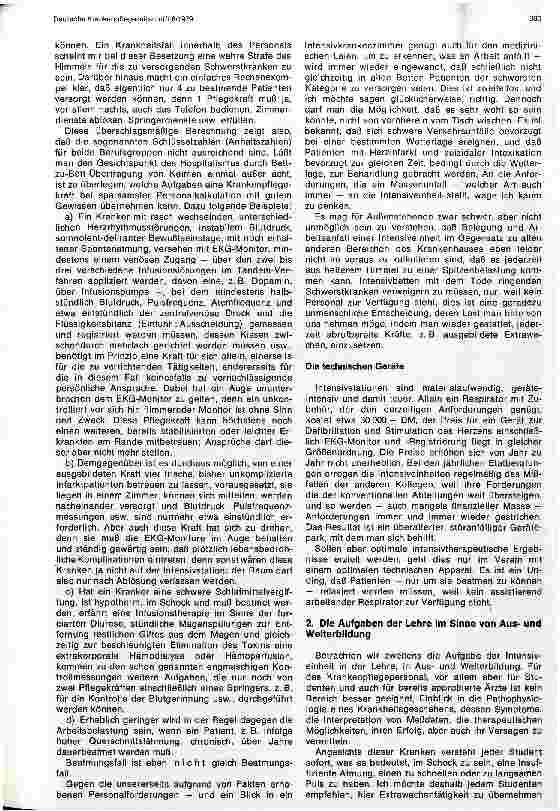 Vorschauseite 4: Die Organisation der Intensivmedizin - aus ärztlicher Sicht