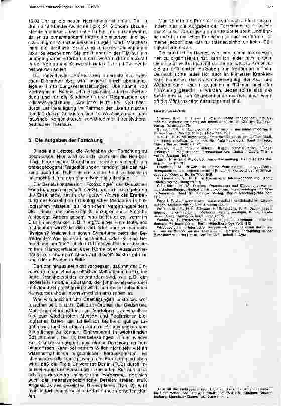 Vorschauseite 6: Die Organisation der Intensivmedizin - aus ärztlicher Sicht