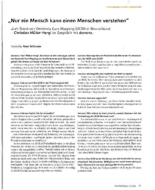 Vorschauseite 1: Nur ein Mensch kann einen Menschen verstehen