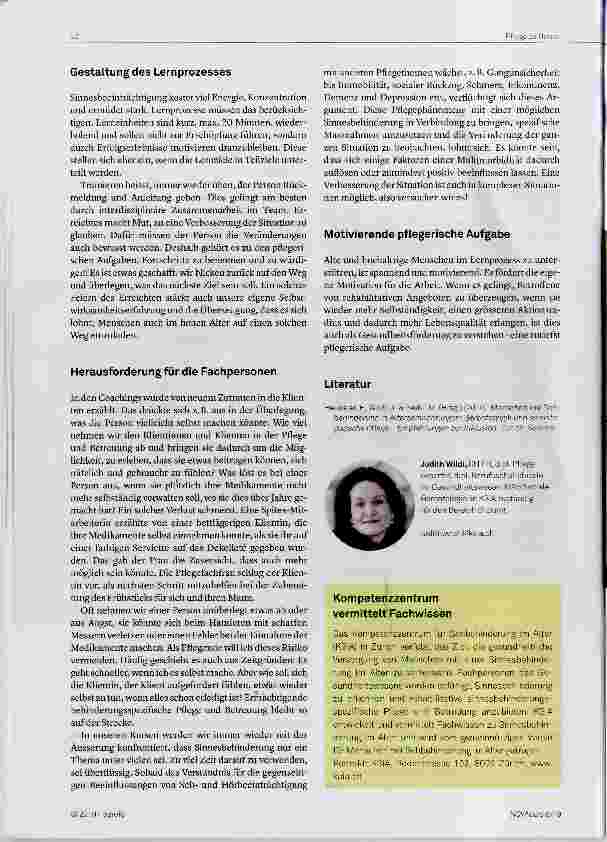 Vorschauseite 4: Lohnt sich das noch? Menschen mit Sinnesbeeinträchtigung im Alter zum Lernen motivieren