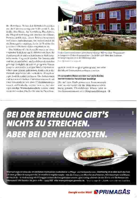 Vorschauseite 2: Prima Klima für Bewohner und Mitarbeiter
