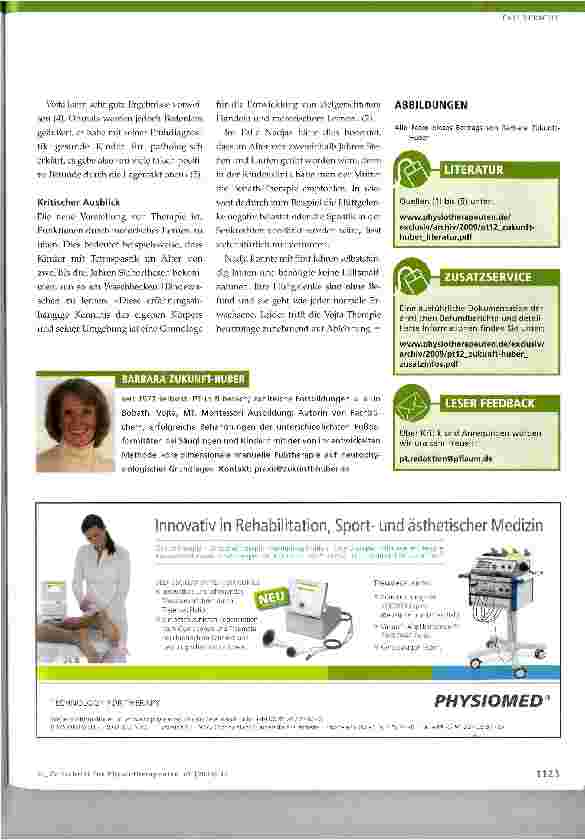 Vorschauseite 6: Physiotherapie bei neurologisch bedingten Bewegungsstörungen im Kindesalter