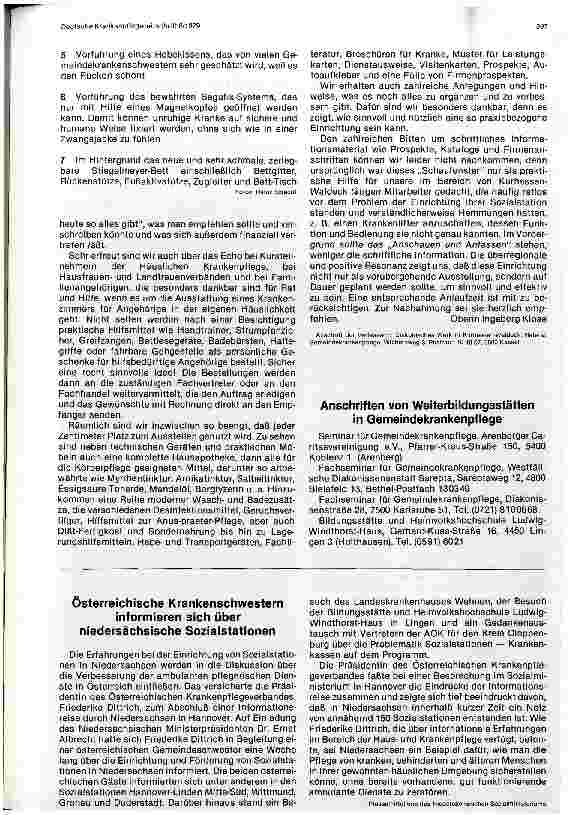 Vorschauseite 4: Schaufenster für Gemeindekrankenpflege des Diakonischen Werkes in Kurhessen-Waldeck