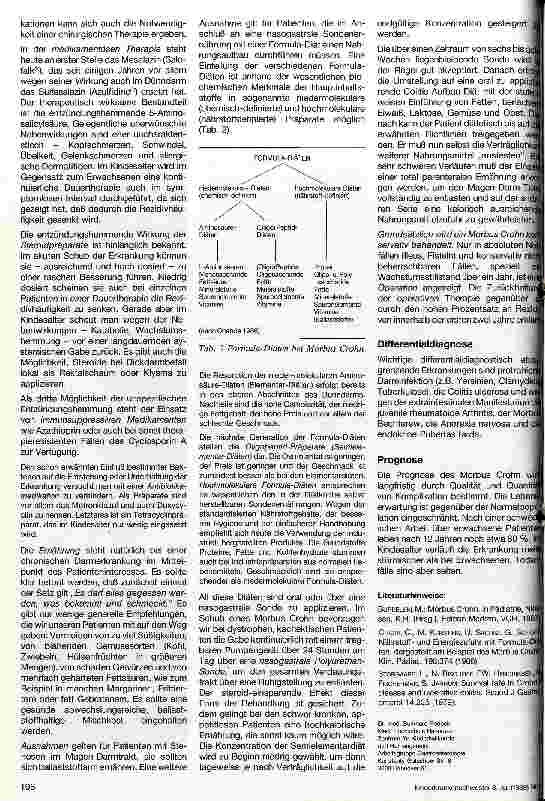 Vorschauseite 3: Morbus Crohn Ätiologie, klinisches Bild, Diagnostik, Therapie