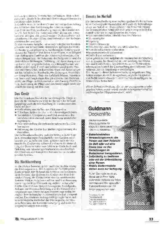Vorschauseite 2: Was tut eine Pflegefachkraft in der Hämodialyse? Von der Shuntpunktion über Aufbau des Dialysegerätes bis zur Herzdruckmassage