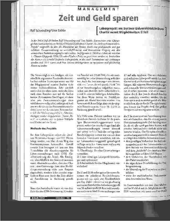 Vorschauseite 1: Zeit und Geld sparen